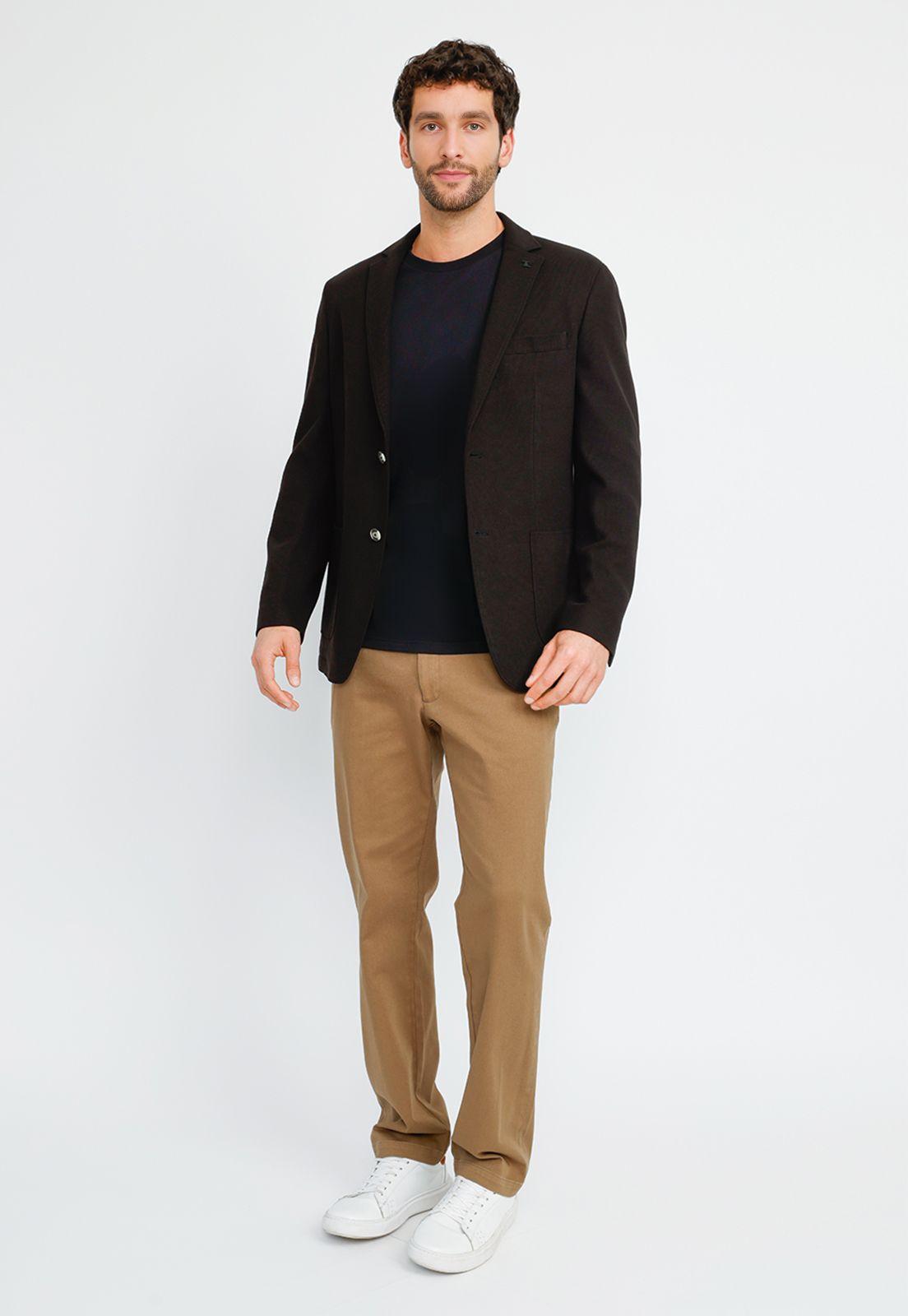 Chaqueta Hombre Basic Knit Negro-3
