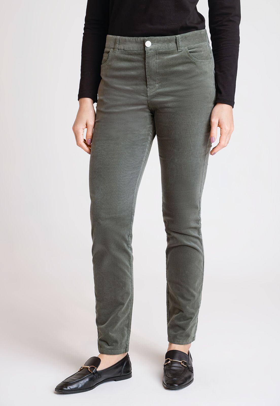 Pantalón De Mujer Modelo Essam Color Salvia-0