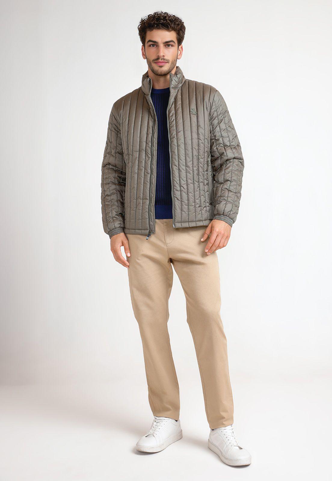 Parka Hombre Verde Militar-3