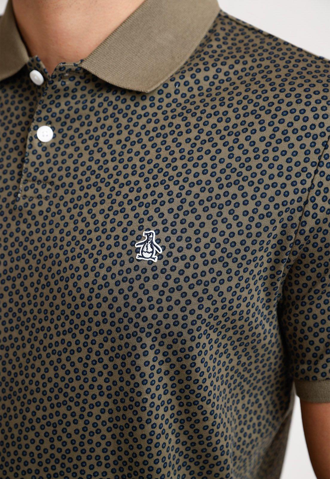 Polera Polo De Hombre Algodón Orgánico Estampado Militar-2