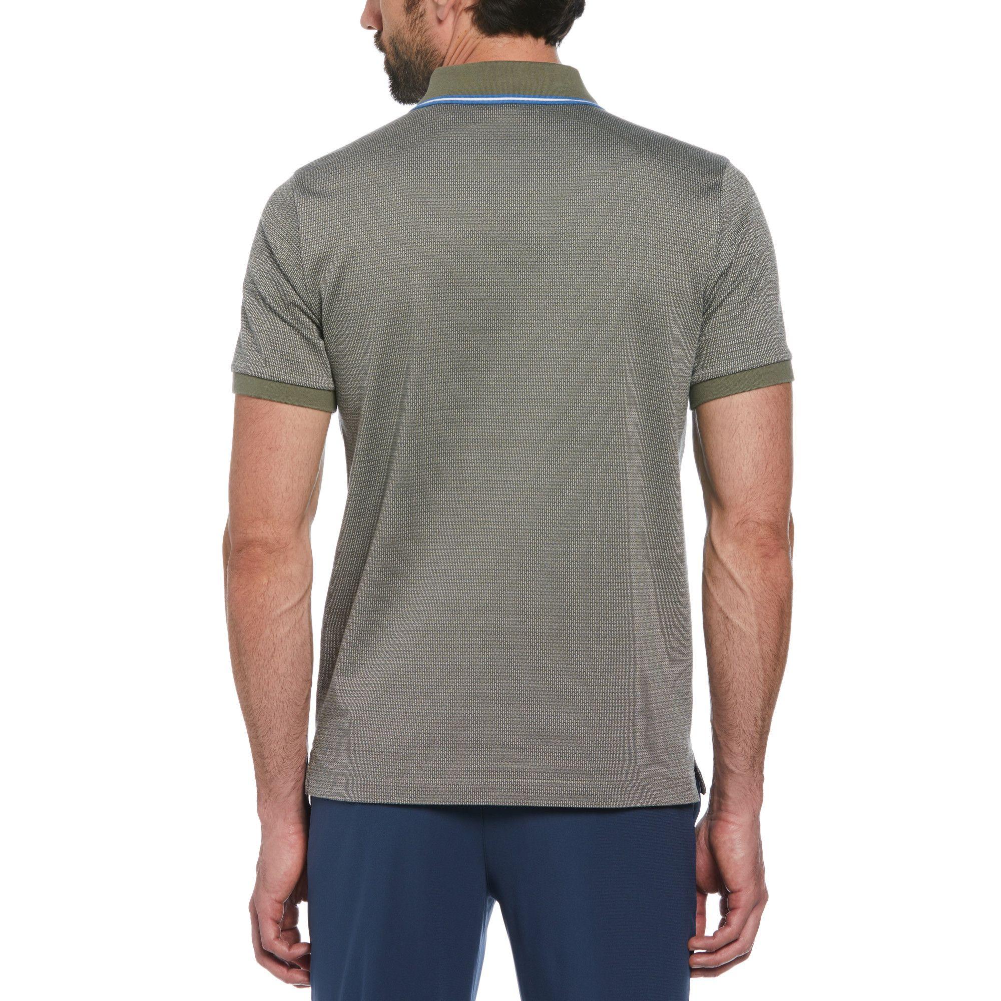 Polera Polo De Hombre Knit Microdesign Militar-1