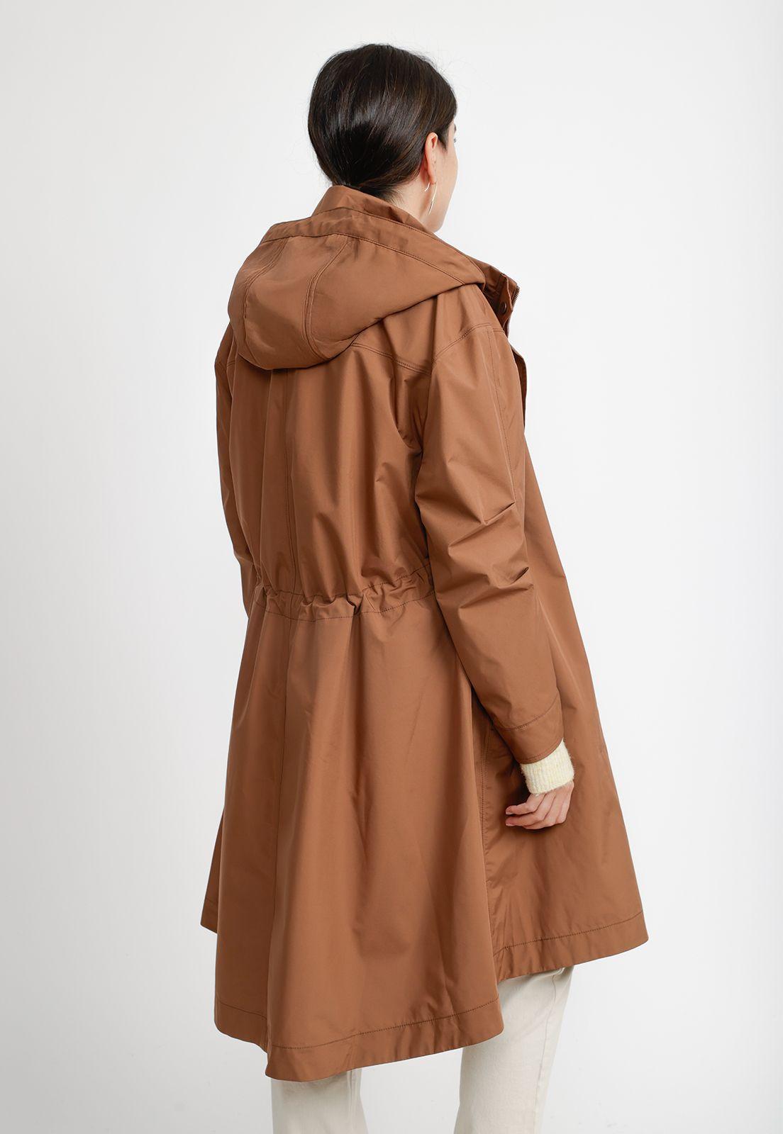Impermeable Mujer Café-1
