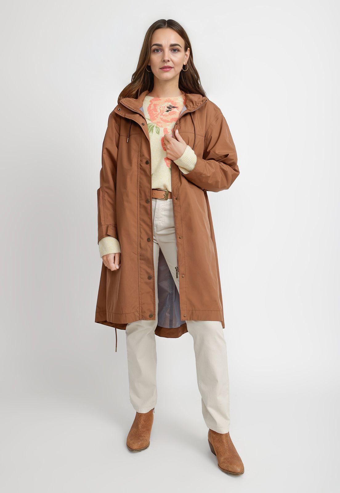 Impermeable Mujer Café-3