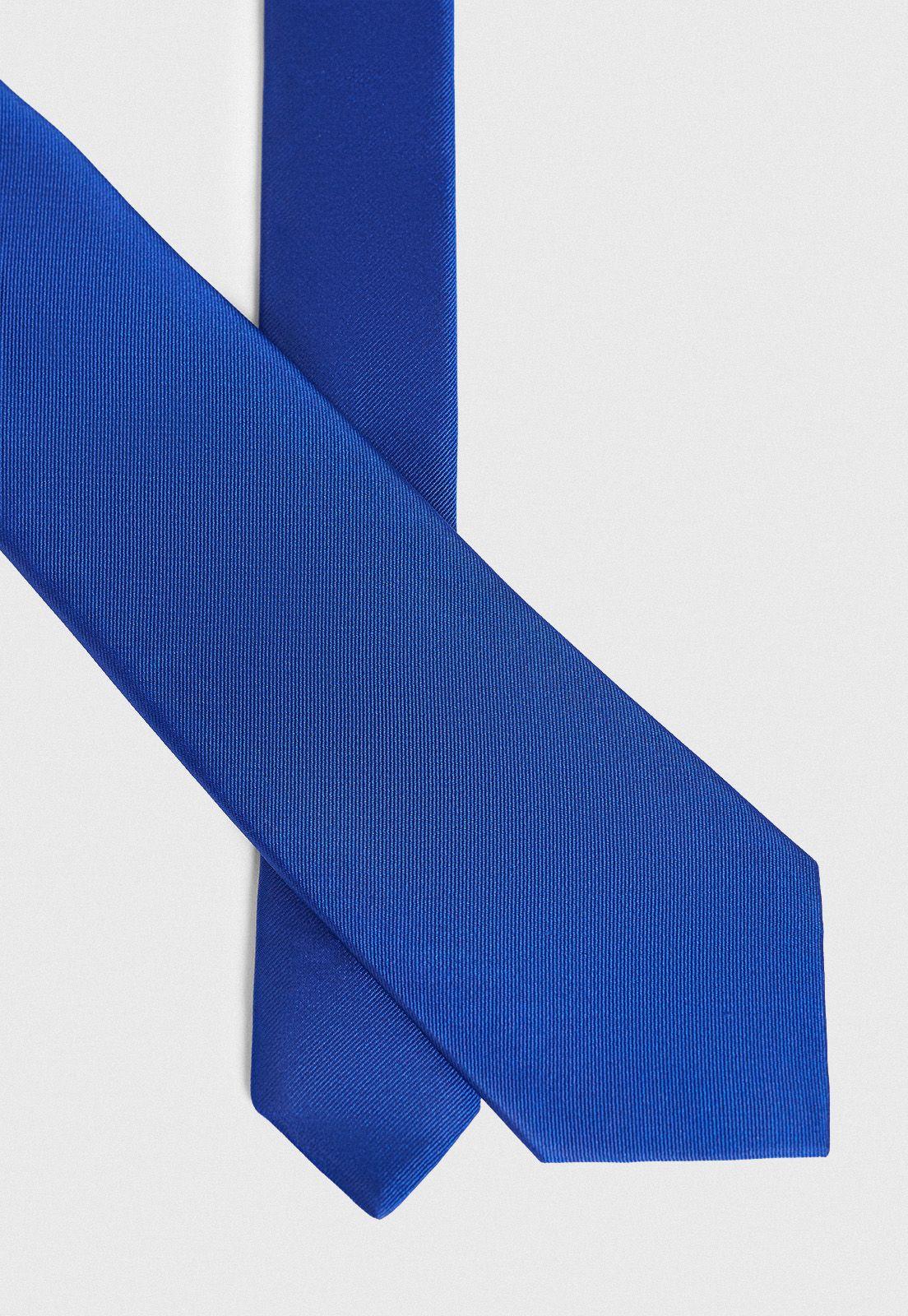 Corbata Formal Hombre Travel Seda Azulino-1