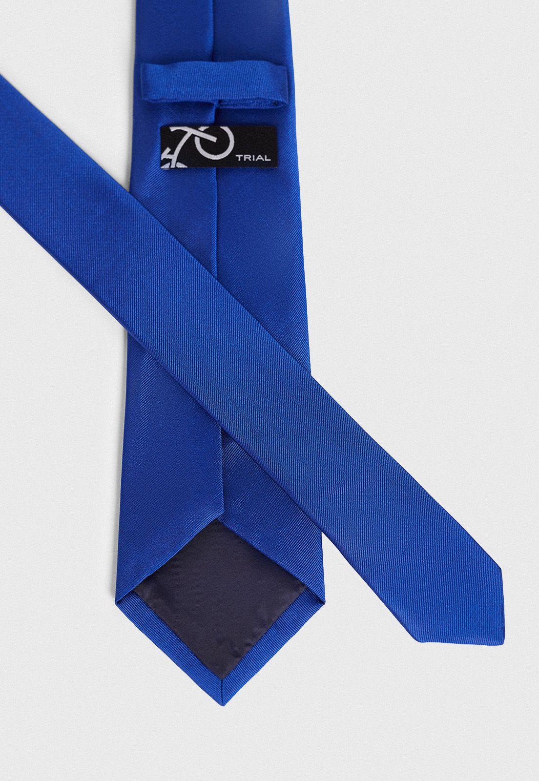 Corbata Formal Hombre Travel Seda Azulino-2