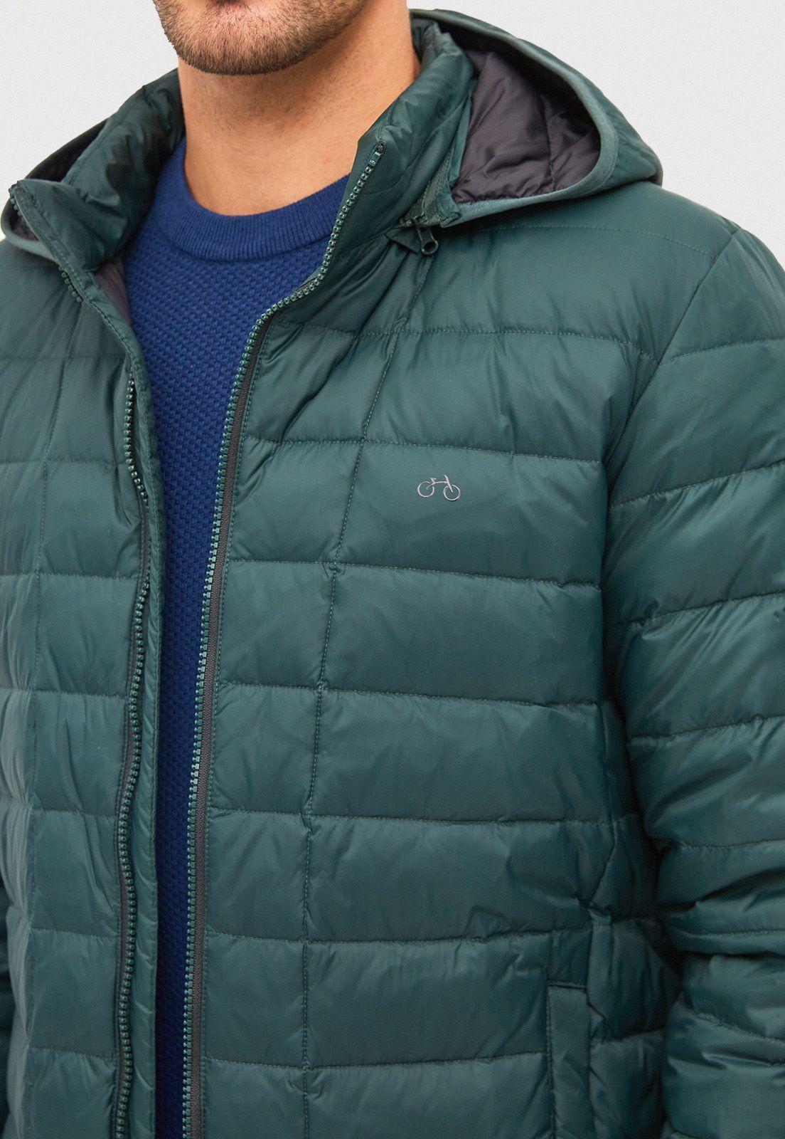 Parka plumas Thierry Verde-2