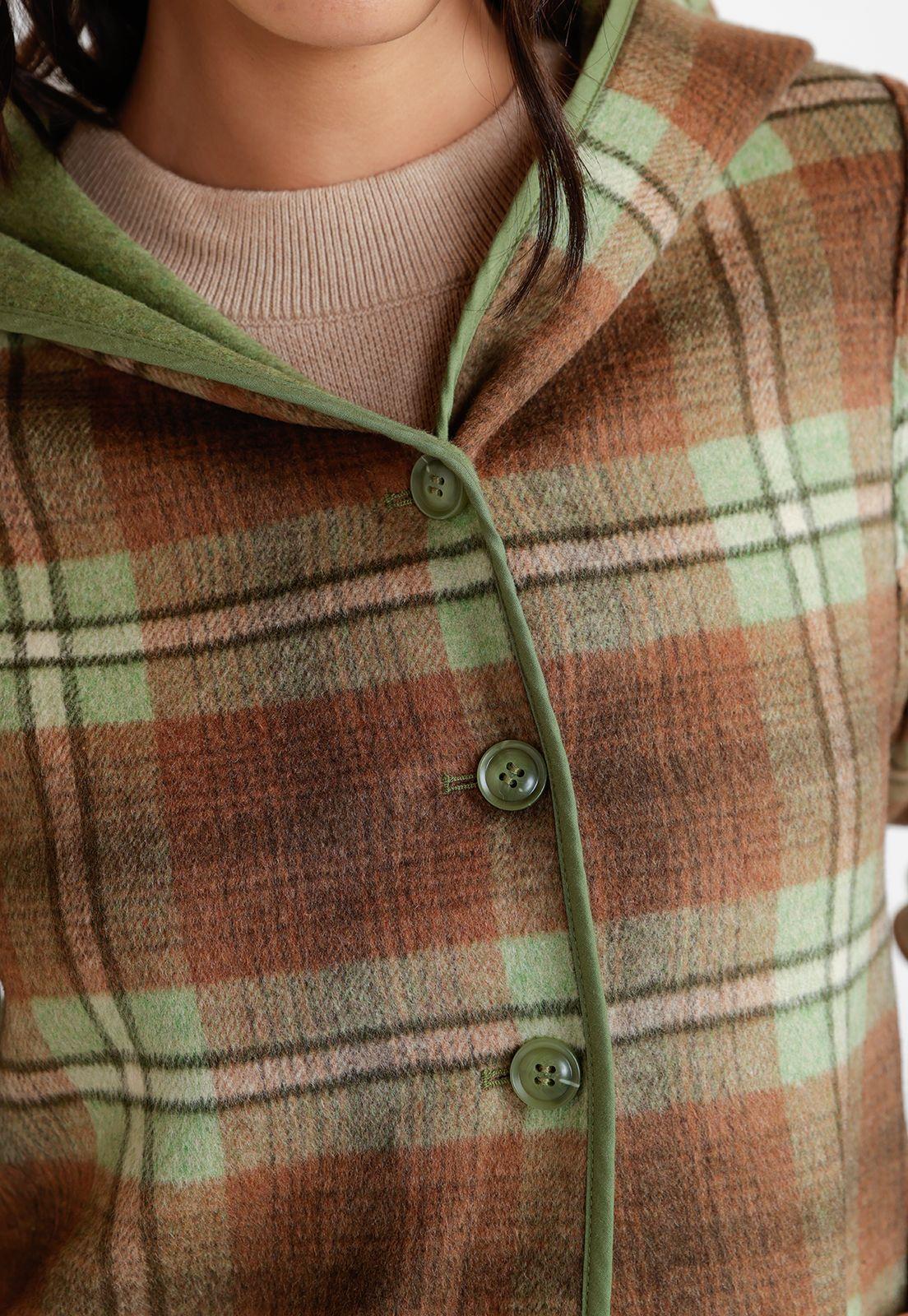 Chaquetón Mujer Anele Verde-5