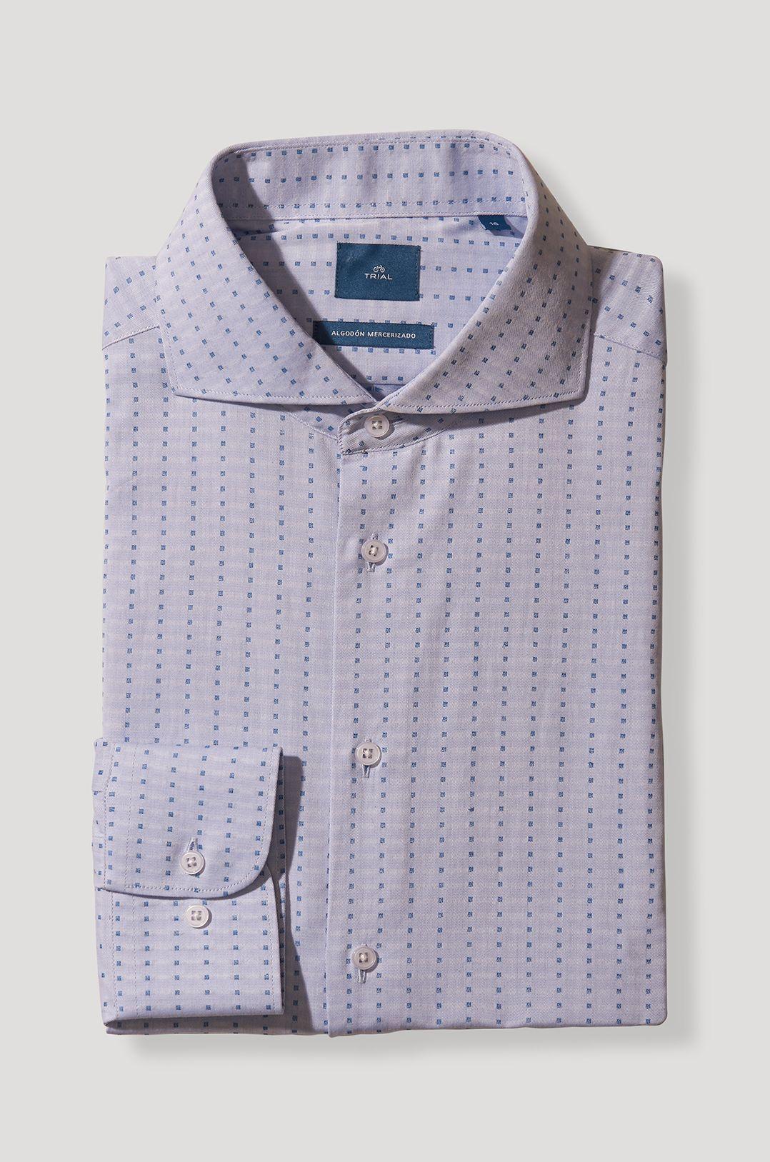 Camisa Executive Cuello Cut Away Celeste-5