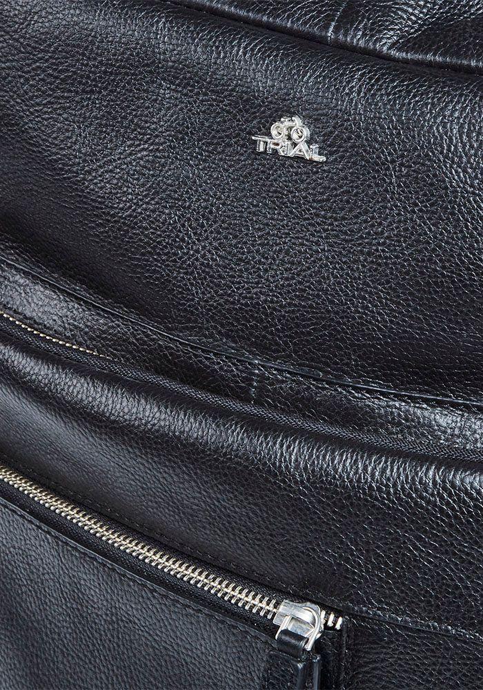 Mochila Beatle Liso Negro-2