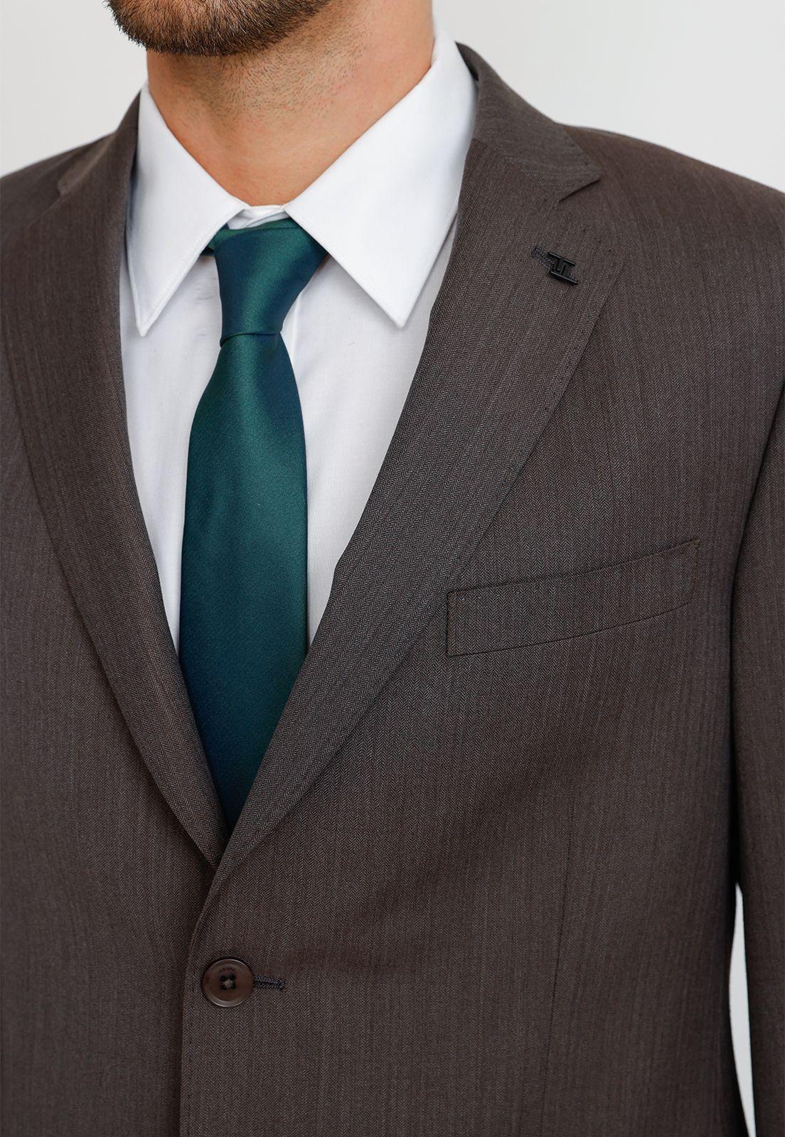 Traje Formal Hombre Executive Café-2