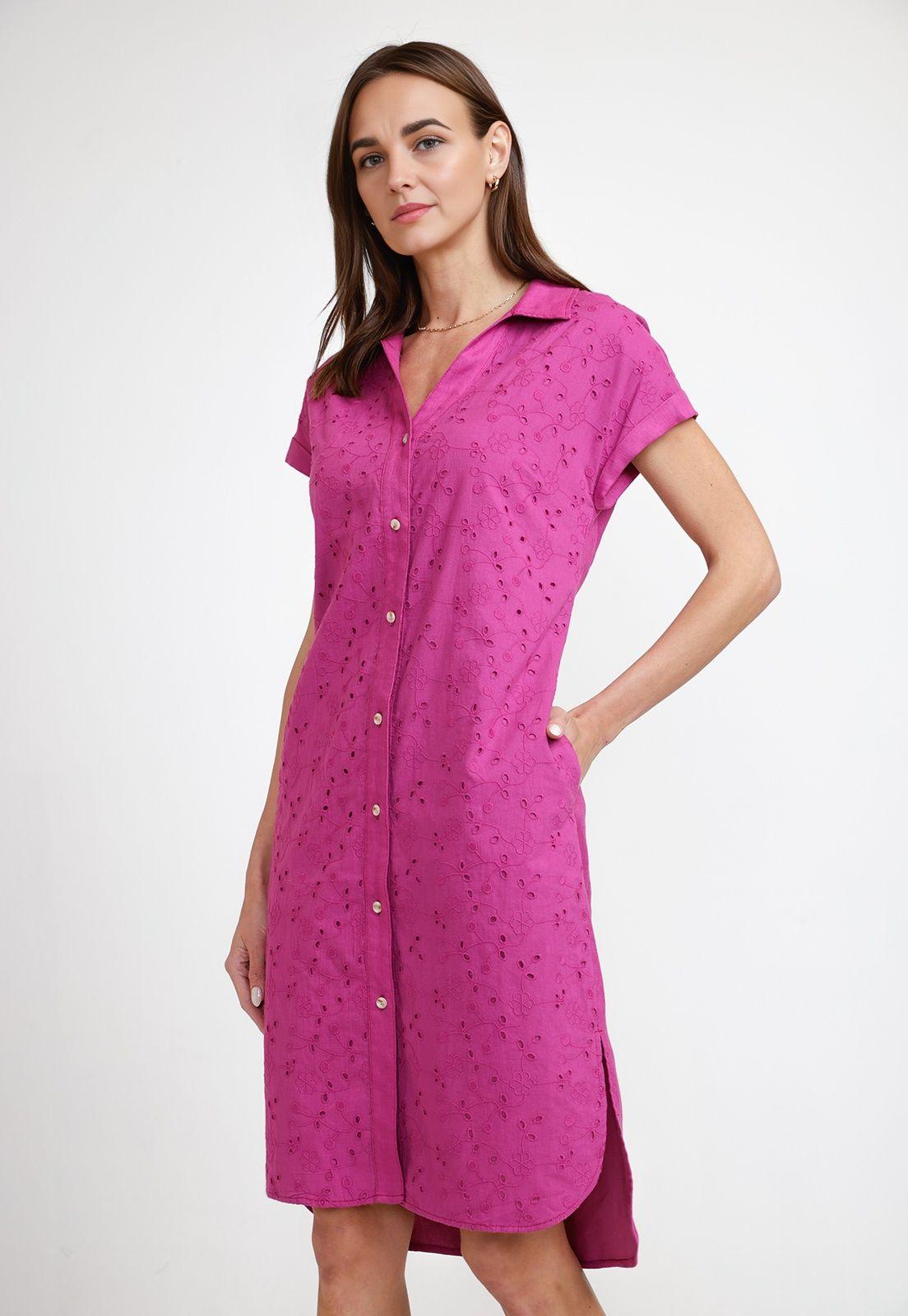 Vestido de Mujer Modelo Miranda Color Violeta-0