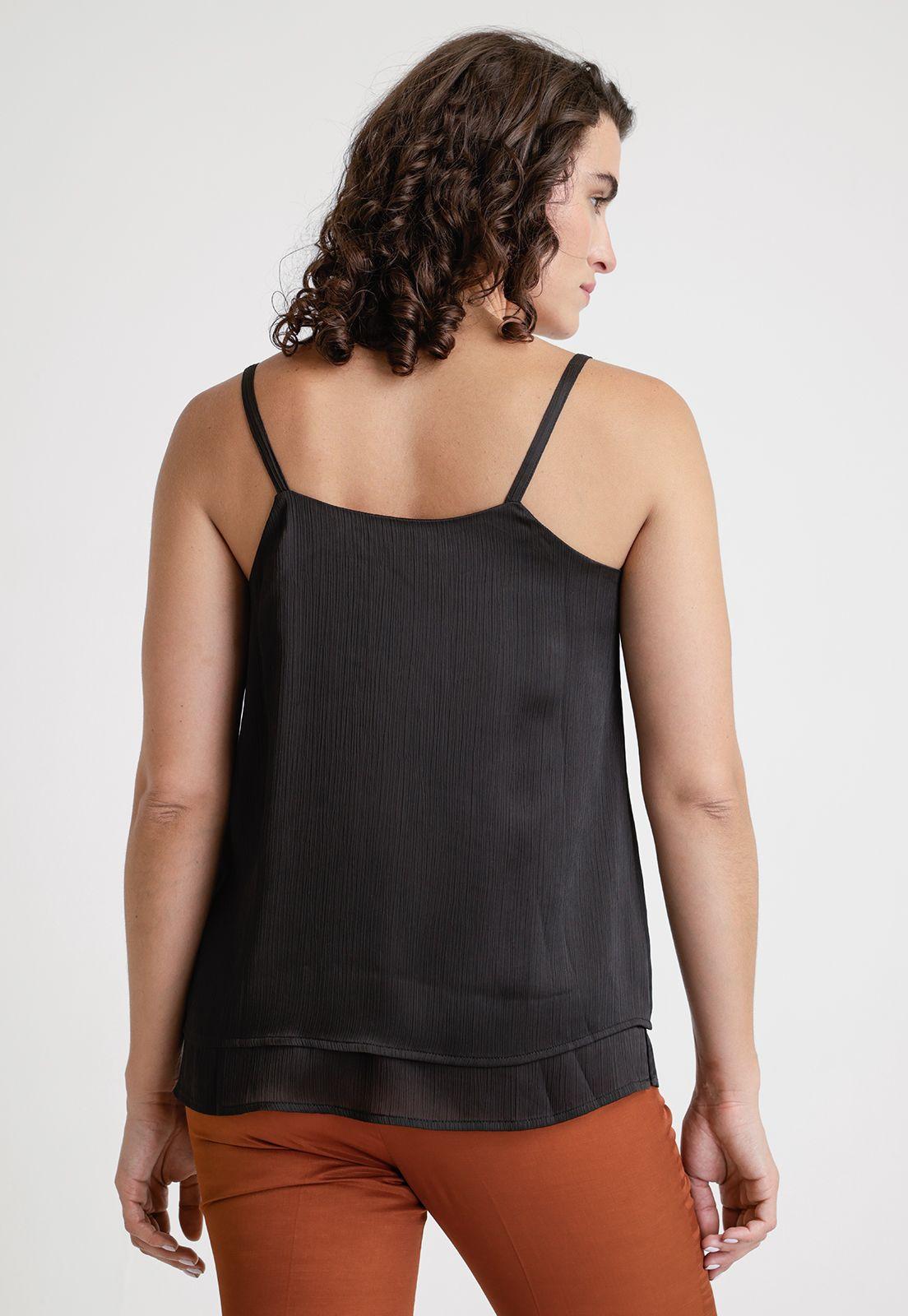 Blusa De Mujer Modelo Munia Color Negro-1