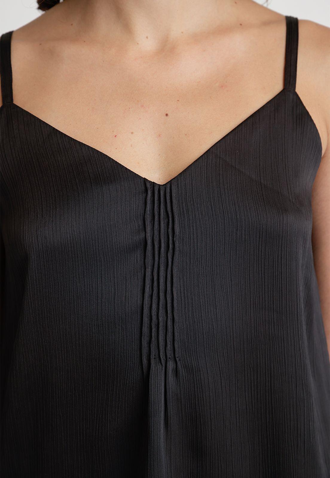 Blusa De Mujer Modelo Munia Color Negro-2