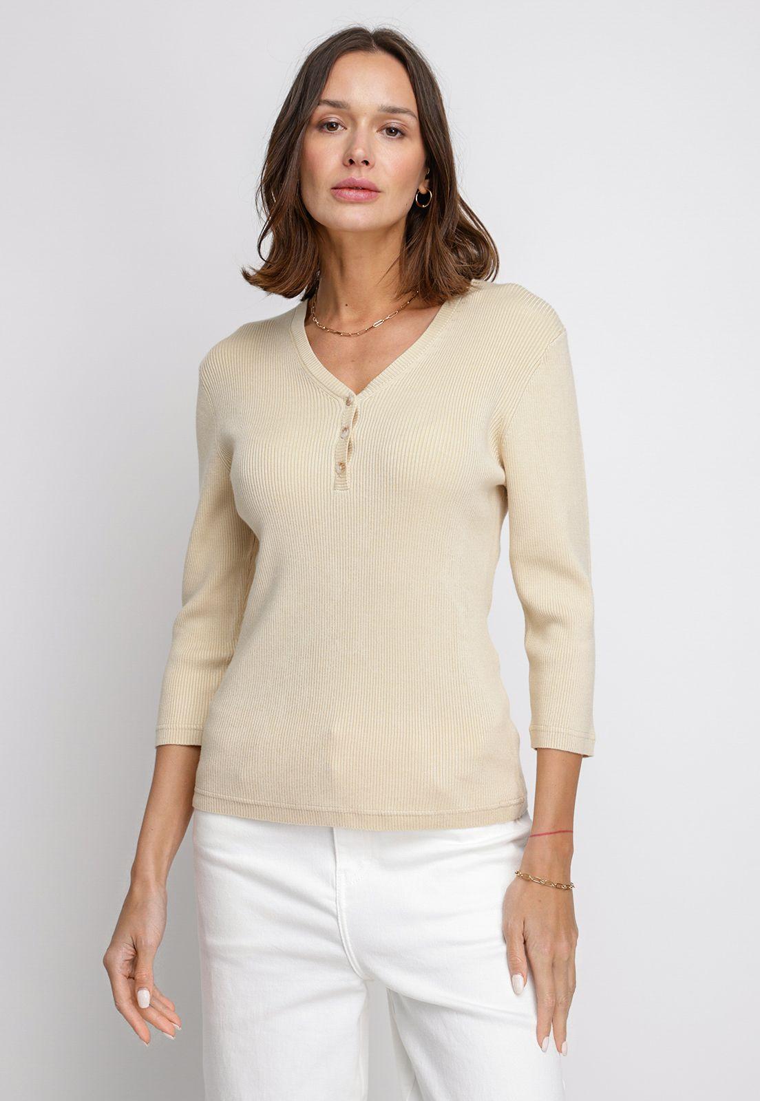 Polera De Mujer Casiri Beige-0