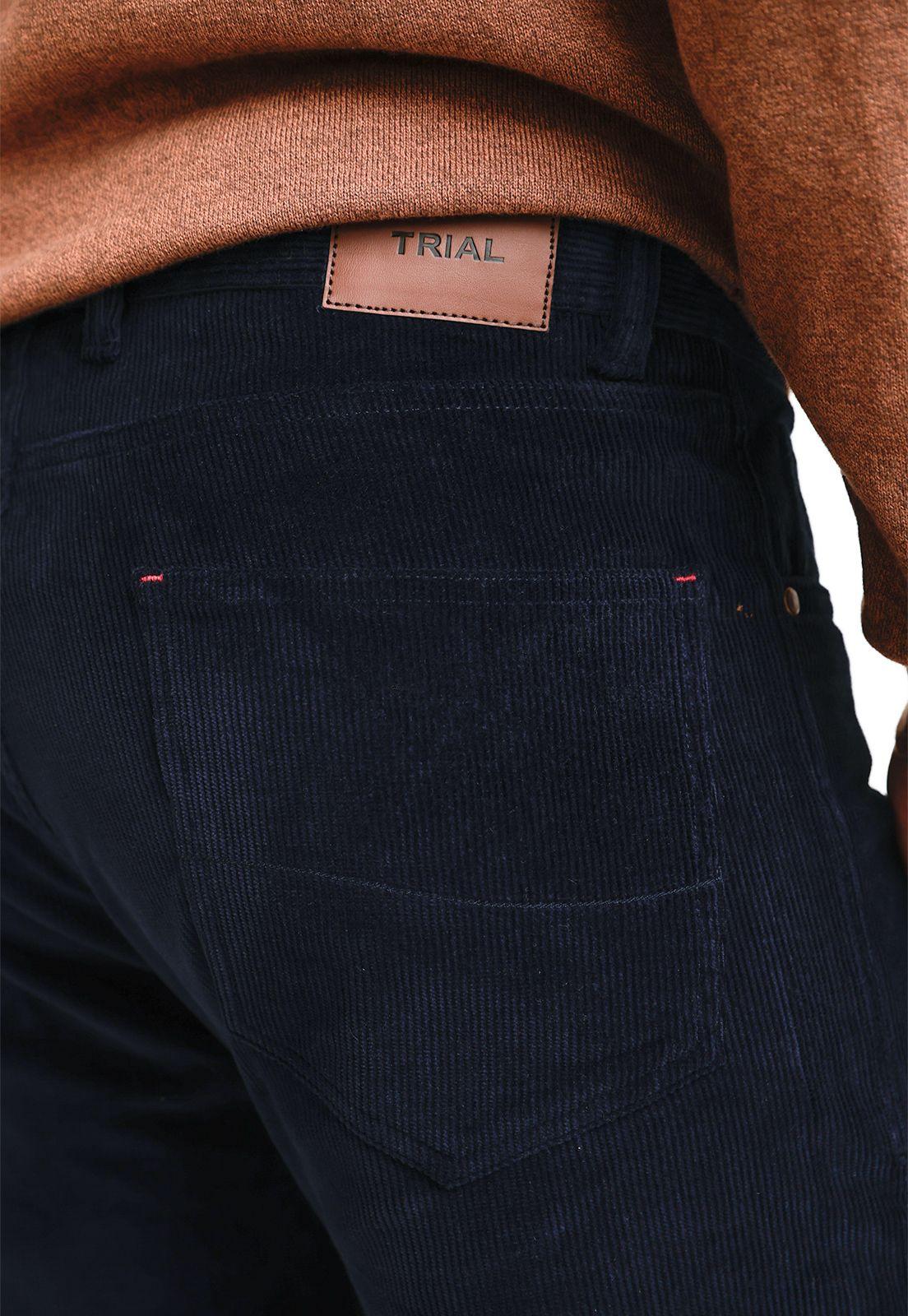 Pantalón cinco bolsillos de cotelé Navy-2