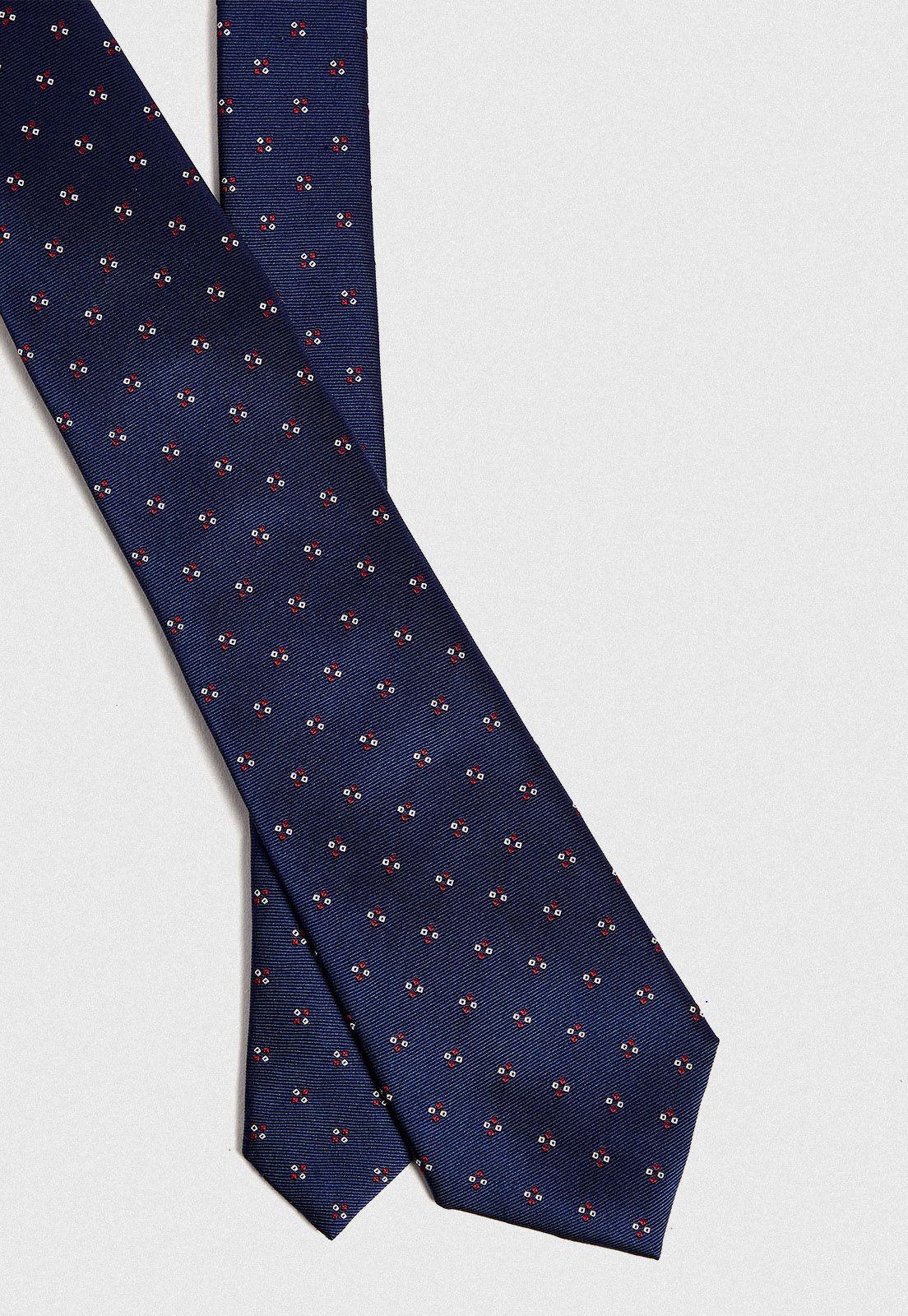 Corbata hombre Formal Executive Seda Azul -1