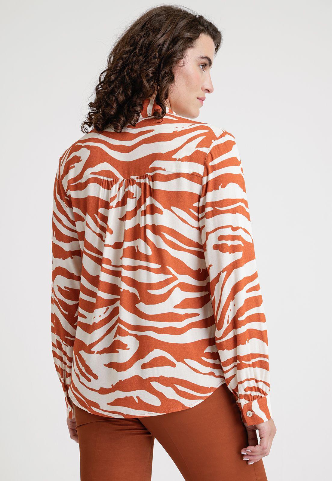 Blusa De Mujer Modelo Sahara Color Terracota-1