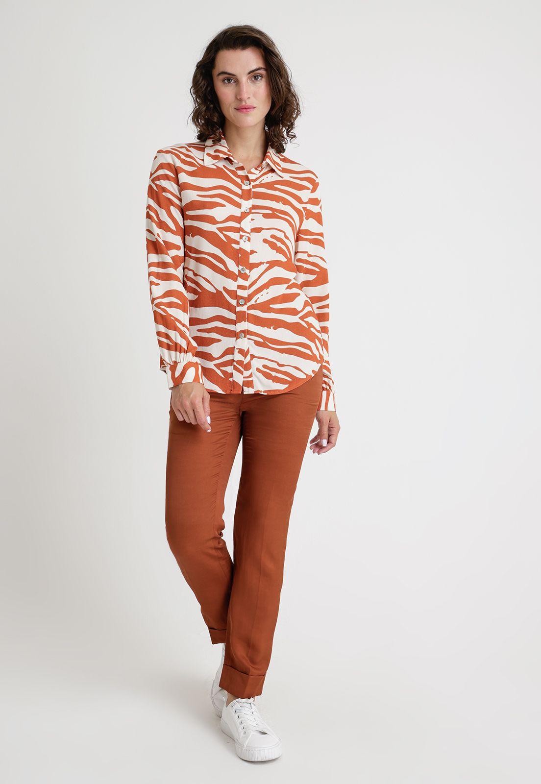 Blusa De Mujer Modelo Sahara Color Terracota-3
