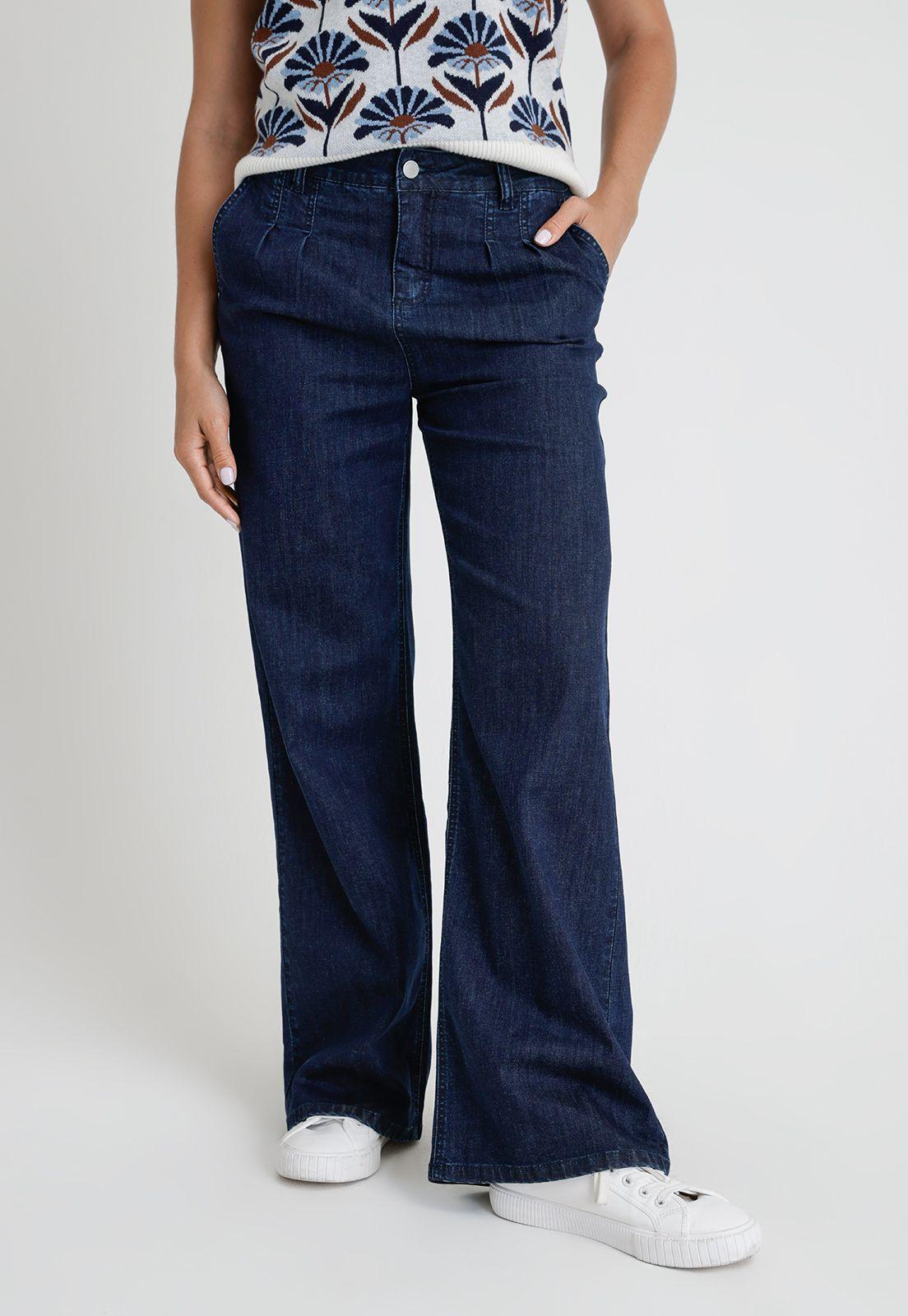 Pantalón De Mujer Modelo Cos Color Indigo-0