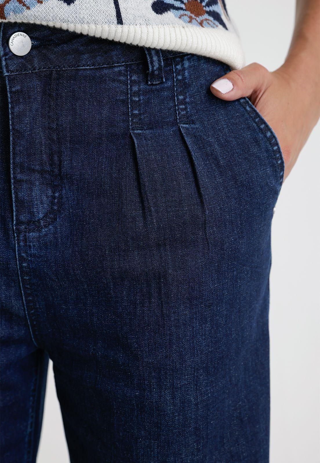 Pantalón De Mujer Modelo Cos Color Indigo-2