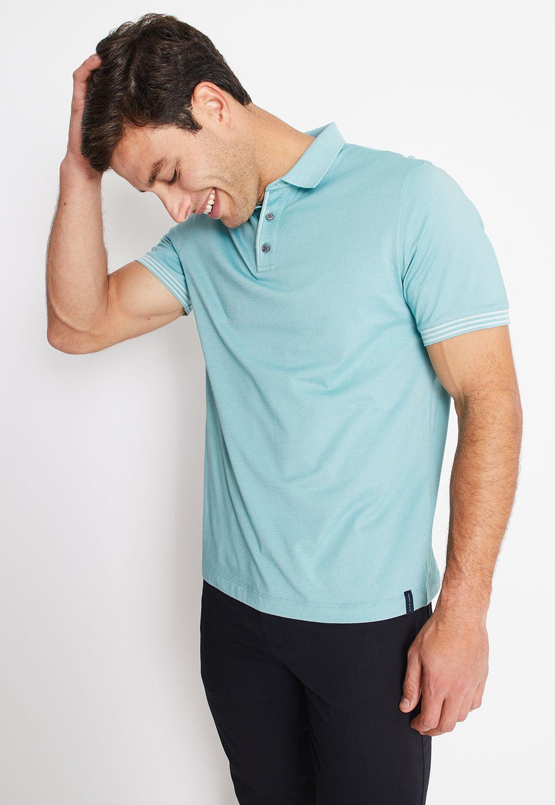 Polera Hombre Icon Polo Verde-0