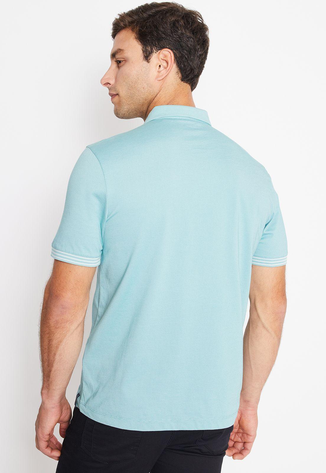 Polera Hombre Icon Polo Verde-1