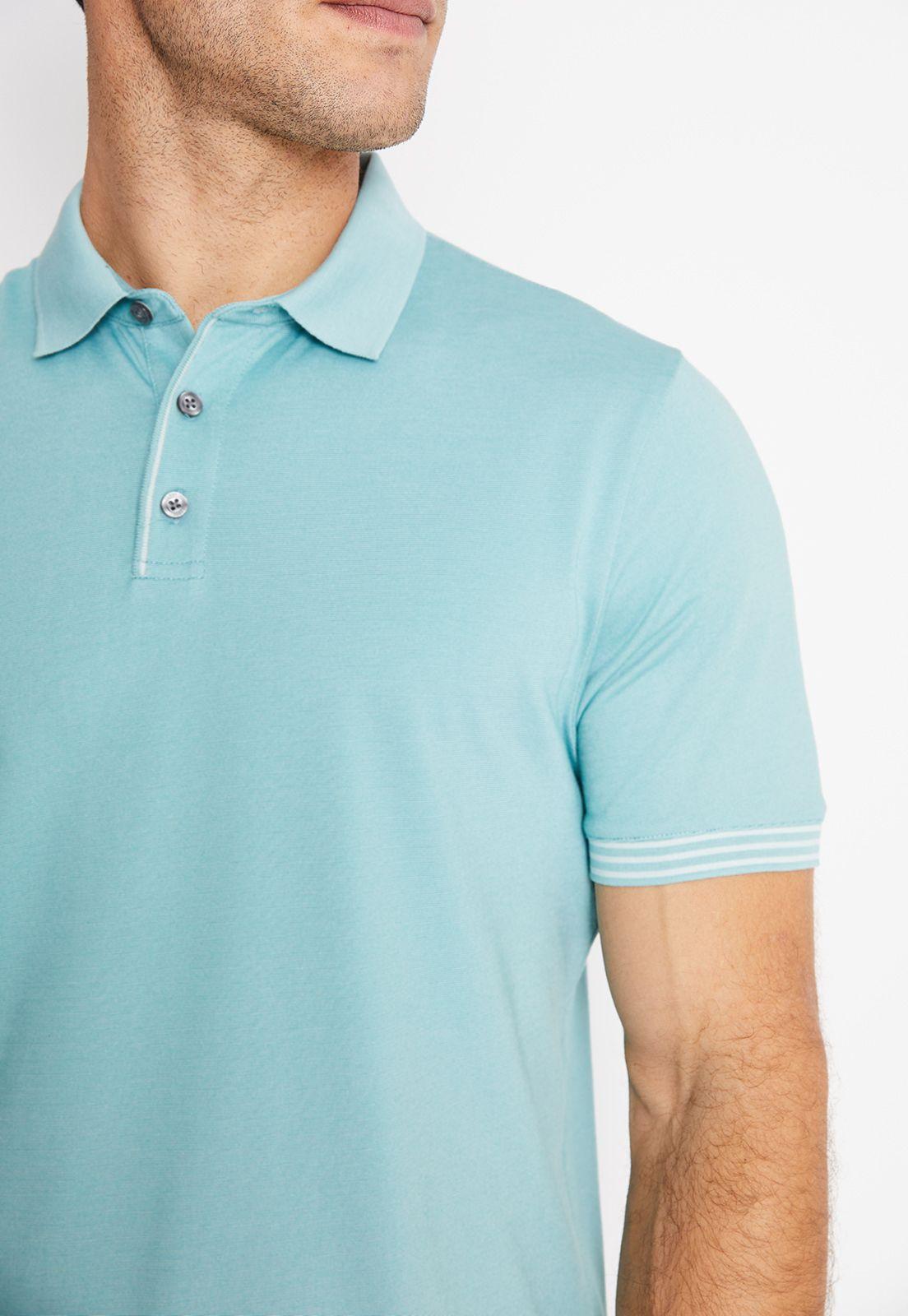 Polera Hombre Icon Polo Verde-2