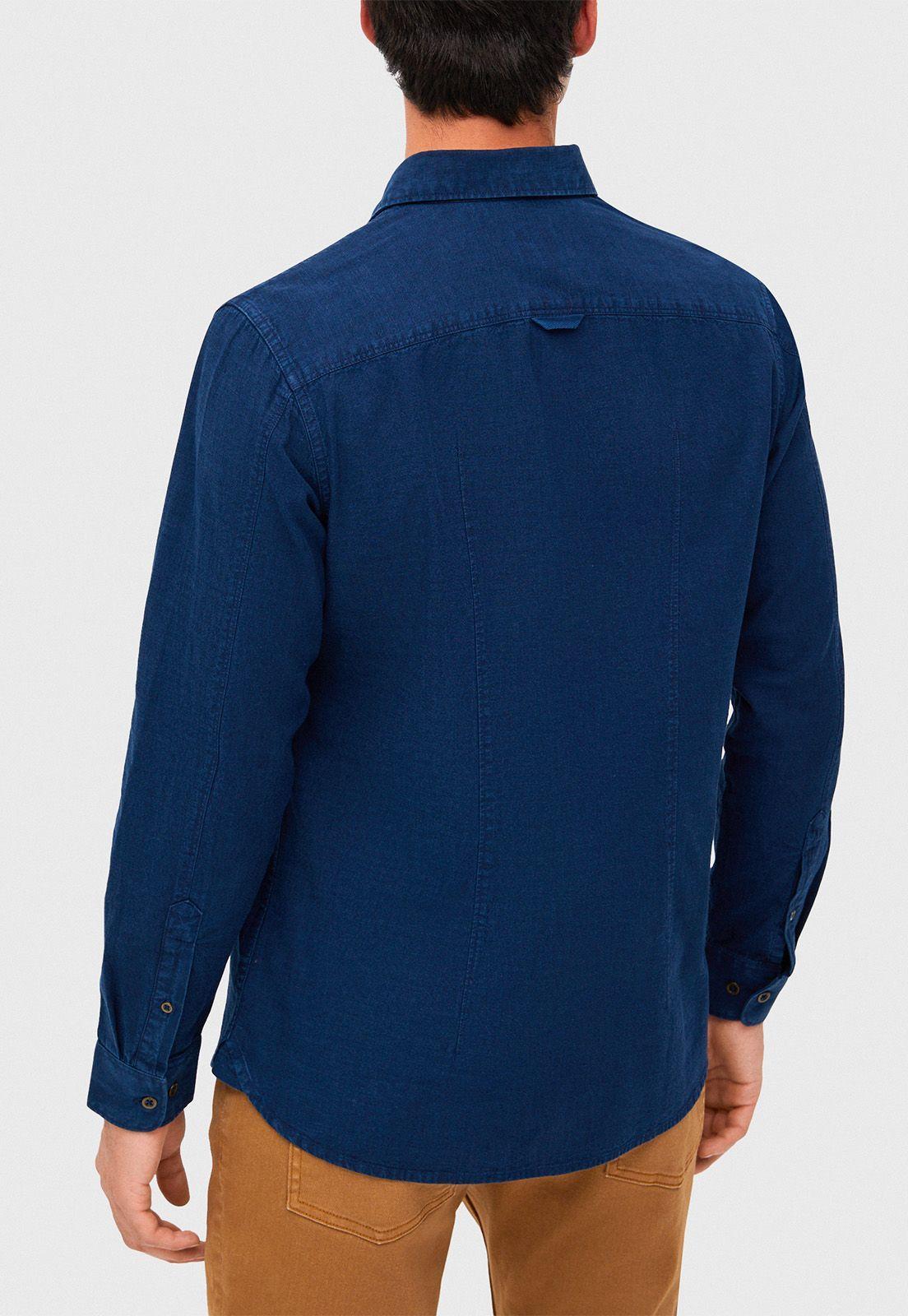 Camisa casual Barinaga Indigo-1