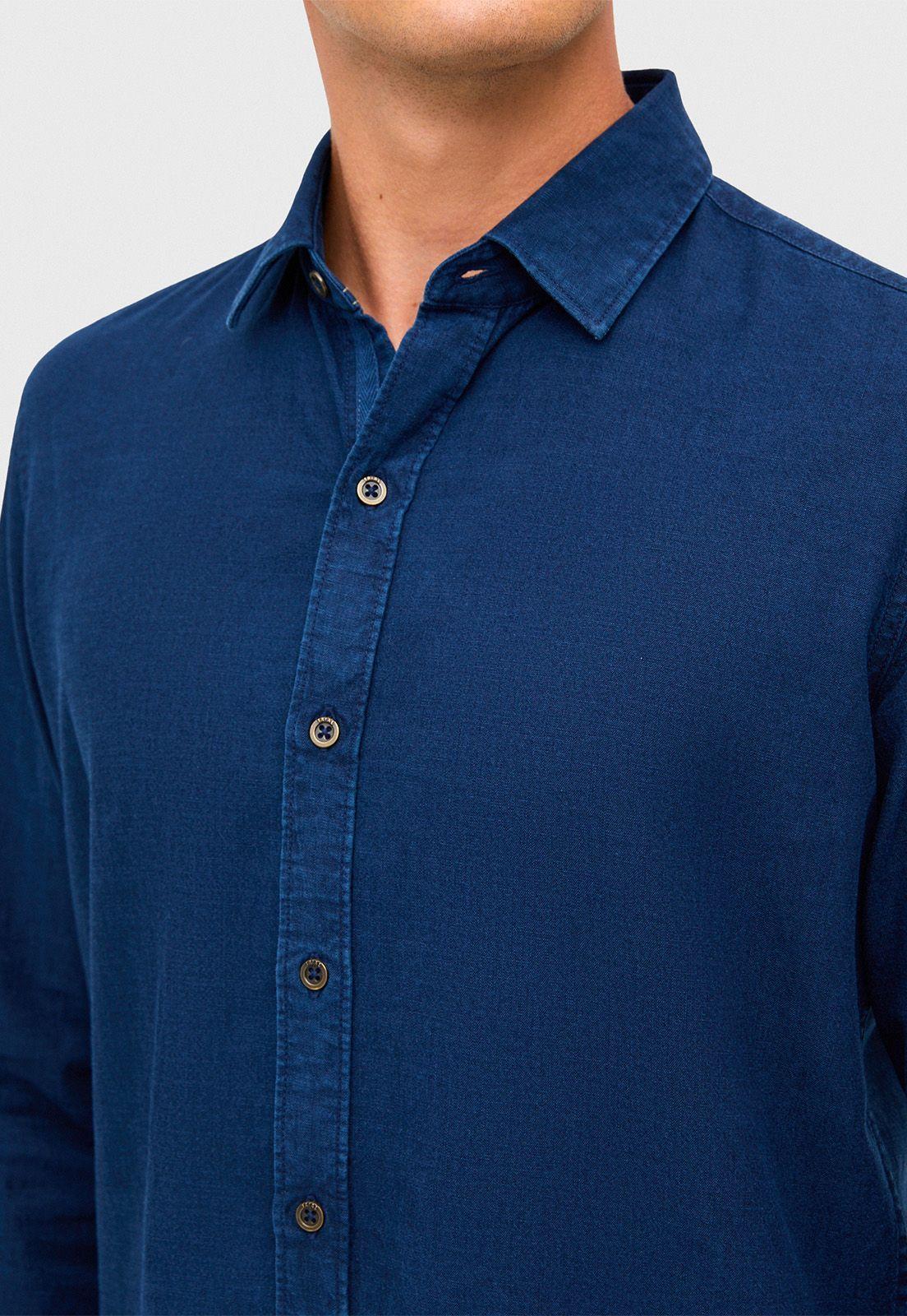 Camisa casual Barinaga Indigo-2