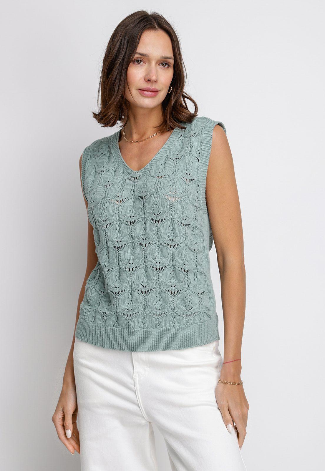 Tejido De Mujer Basil Menta-0