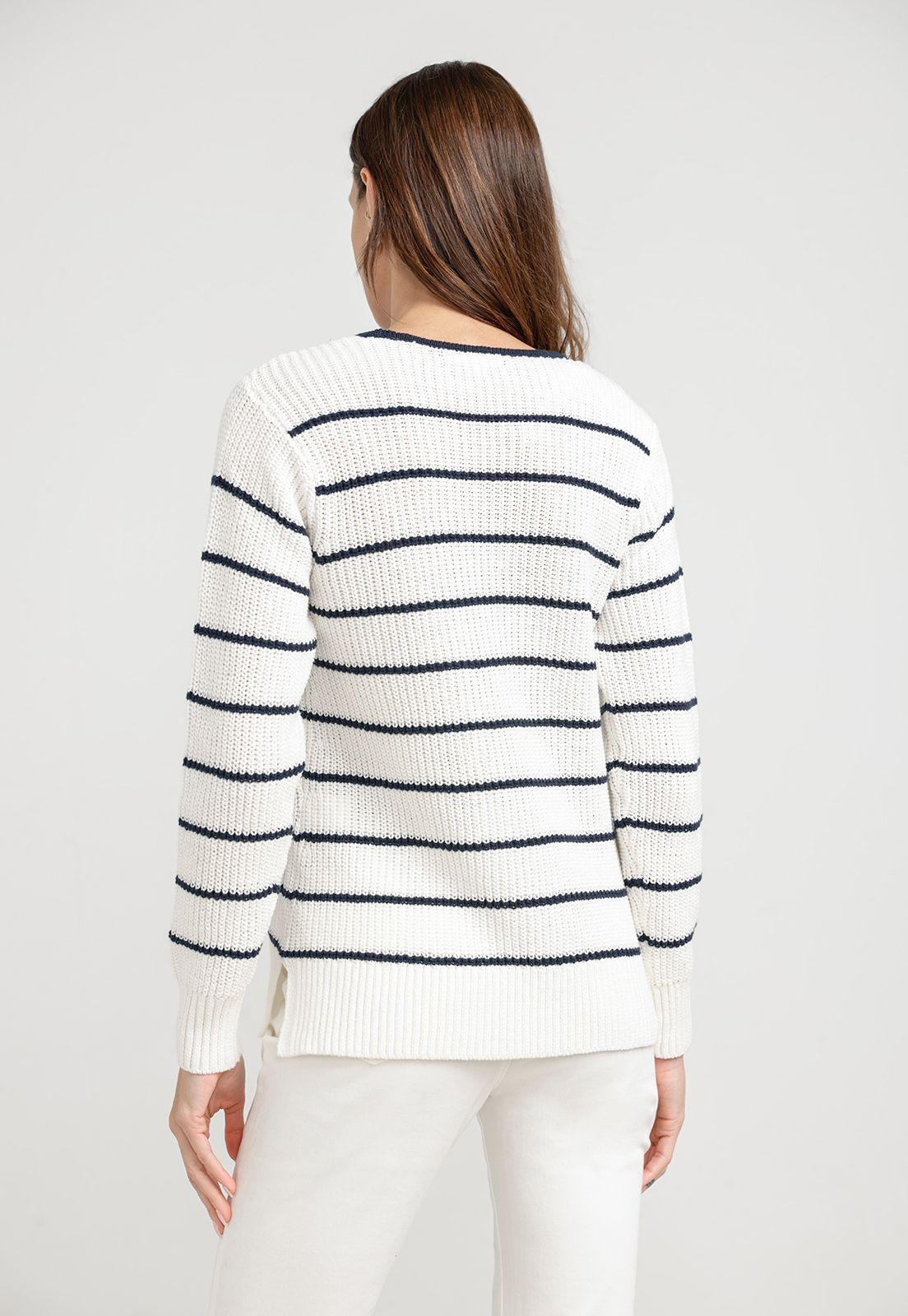 Sweater Mujer Granate Algodón Crudo-1