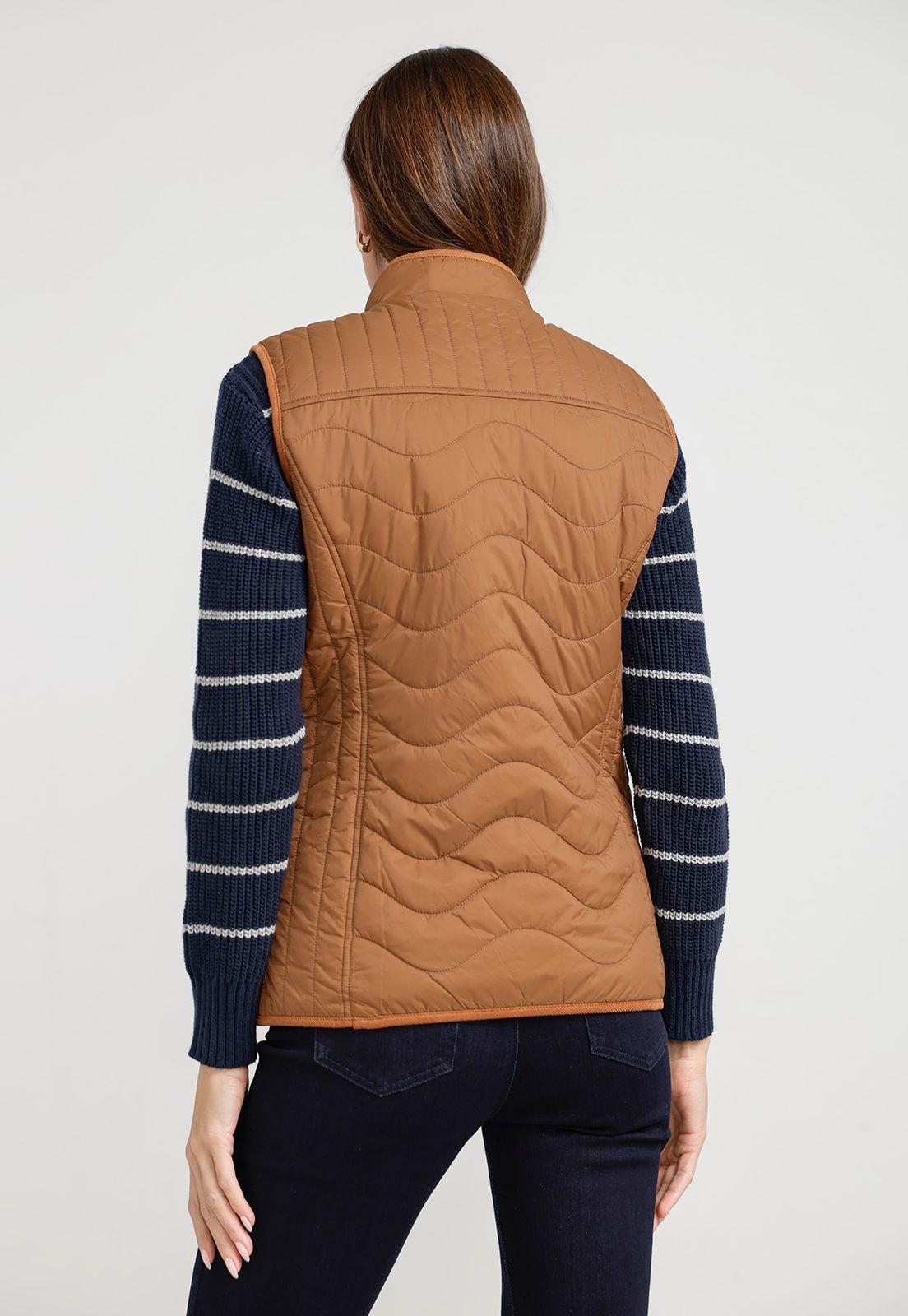 Parka Sin Mangas Baset Mujer Camel-1