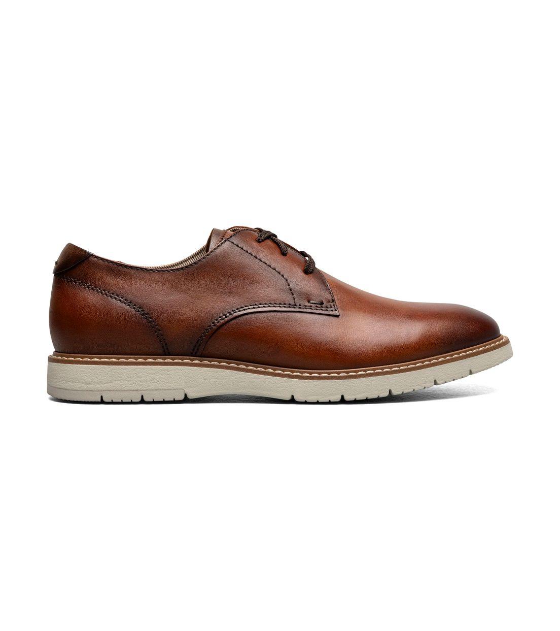 Zapatos Casual Vibe Plain Oxford Cognac-2