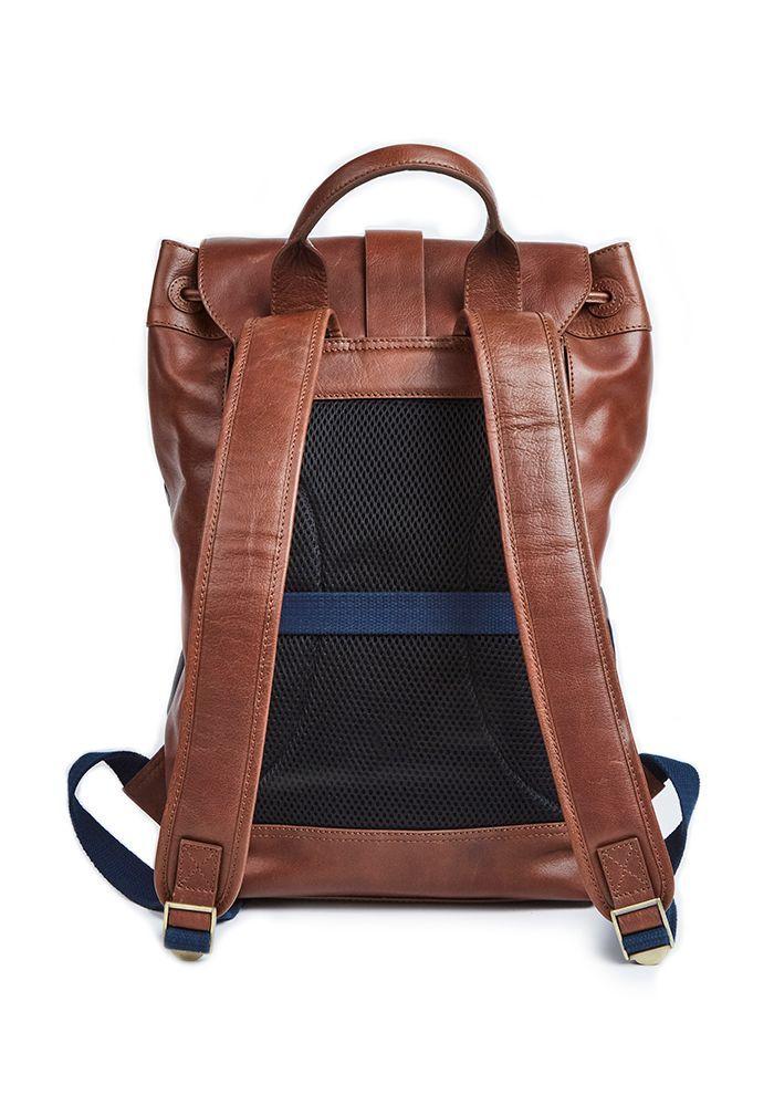 Mochila Blue chocolate Liso Café/Azul-1