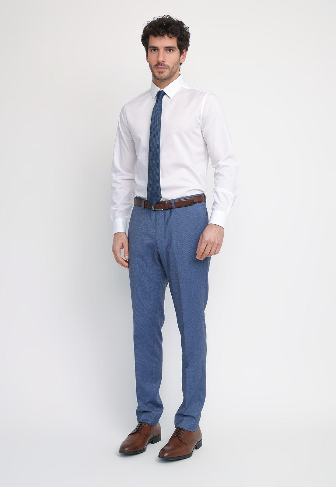 Pantalón Formal Hombre Suit Separate Azul Piedra THE WASHABLE VS-3