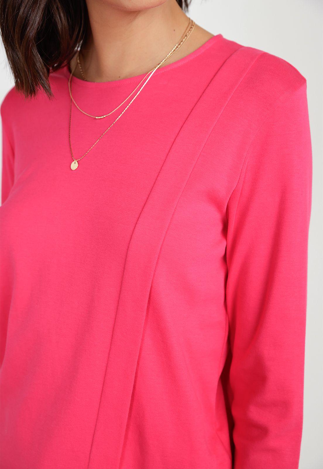 Polera de Mujer Modelo Cecil Color Fucsia-2