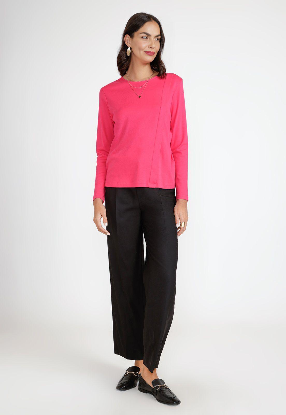 Polera de Mujer Modelo Cecil Color Fucsia-3