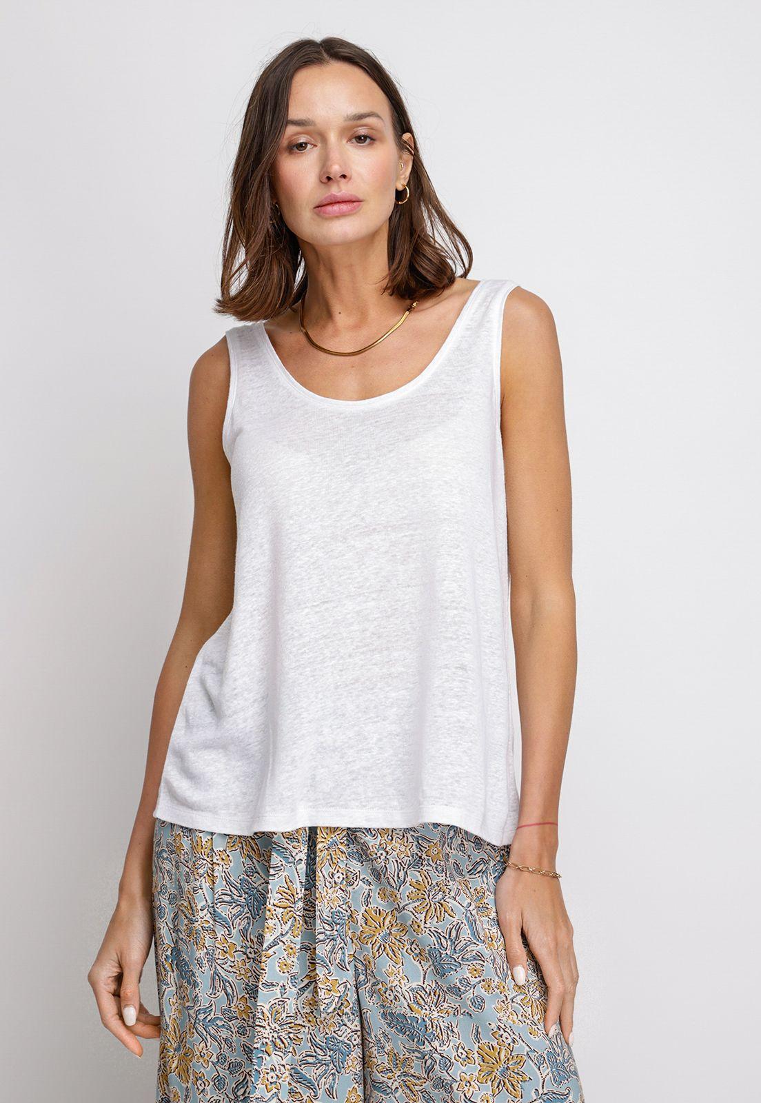 Polera De Mujer Arlet Blanco-0