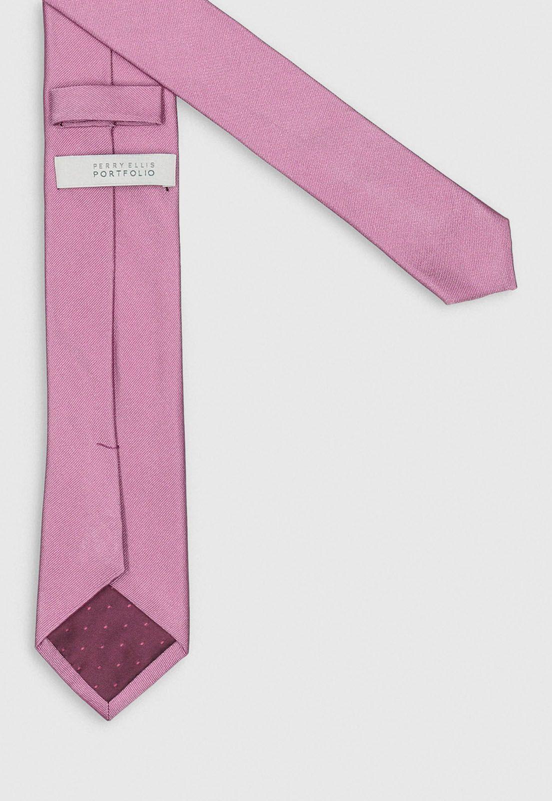 Corbata lisa rosa viejo-2