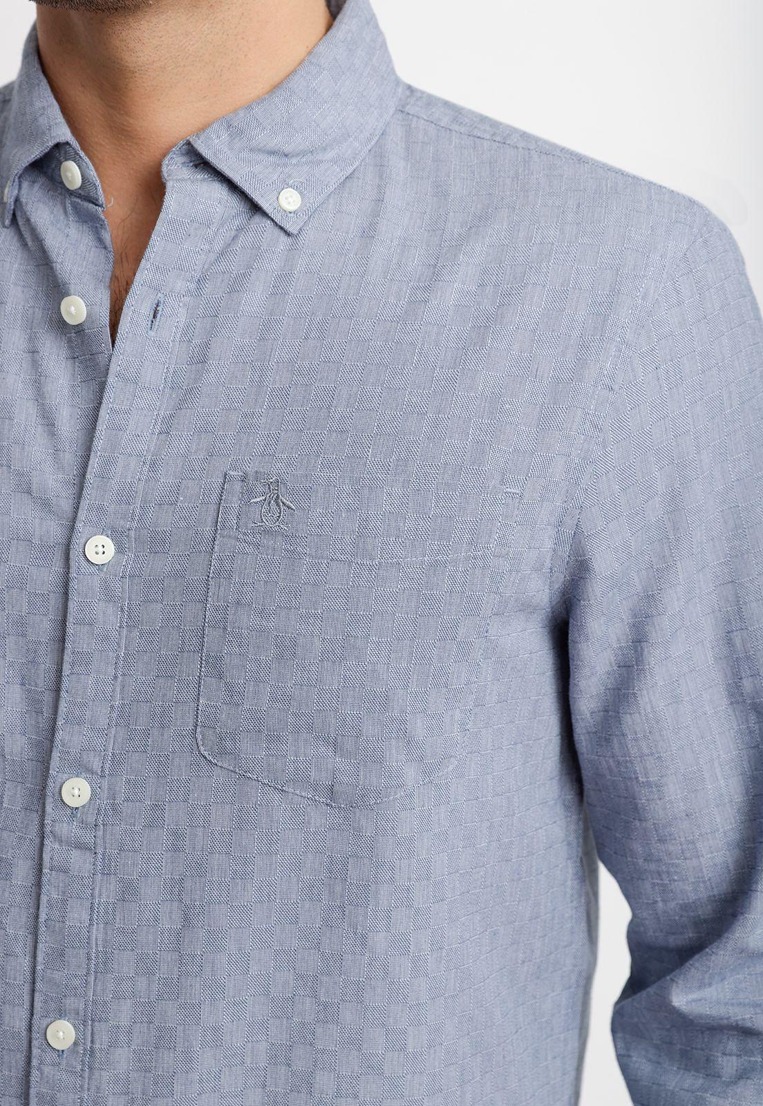 Camisa Hombre Azul-2