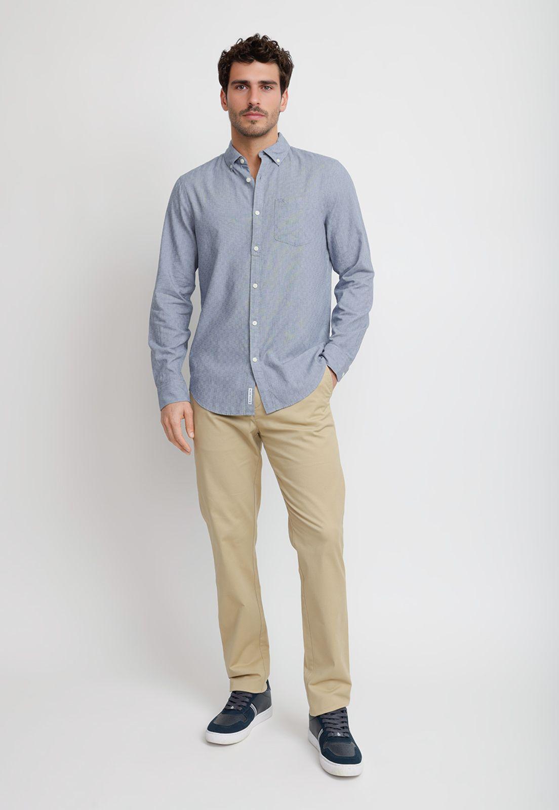 Camisa Hombre Azul-3