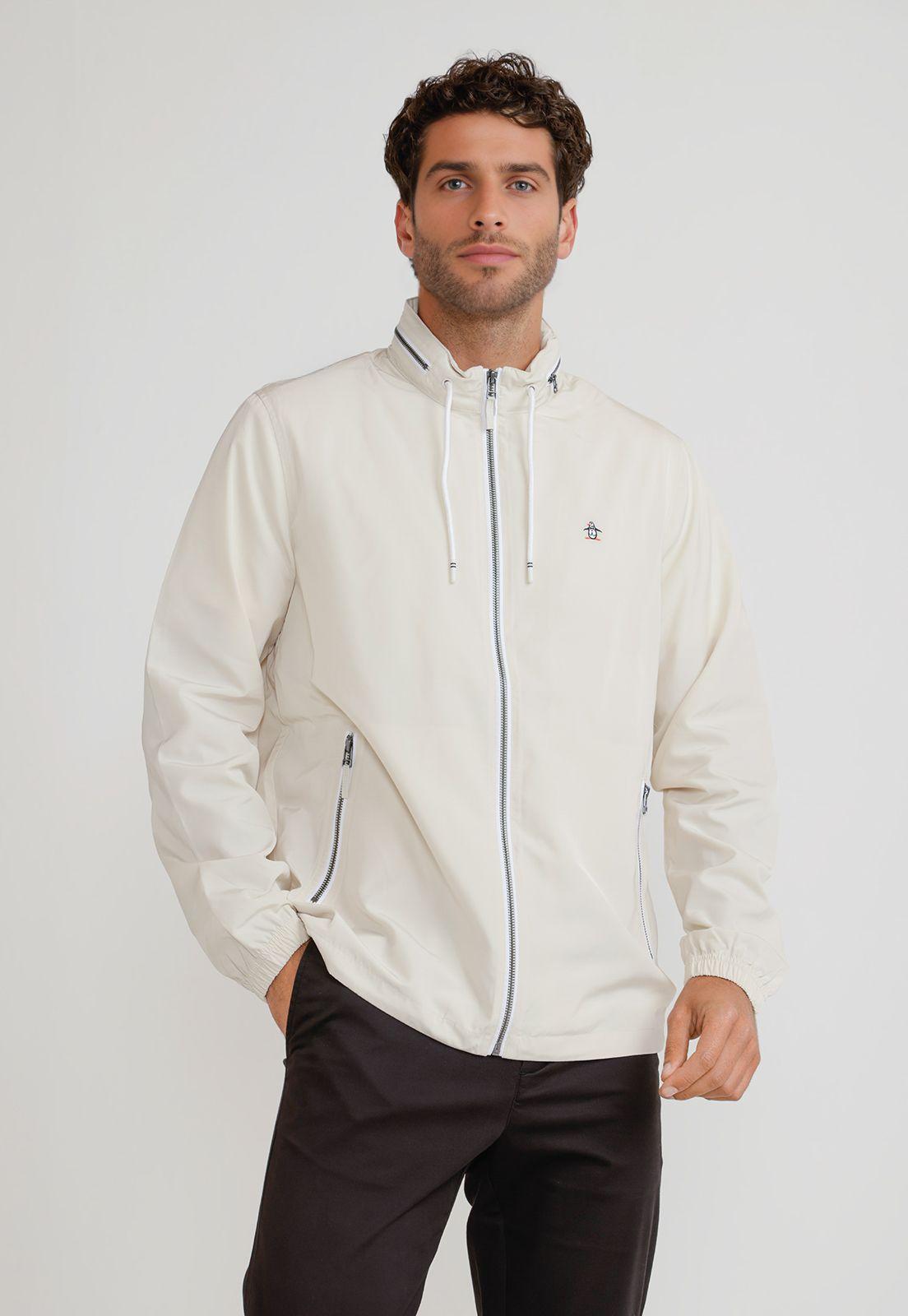 Chaqueta Corta Viento Hombre Crudo-0