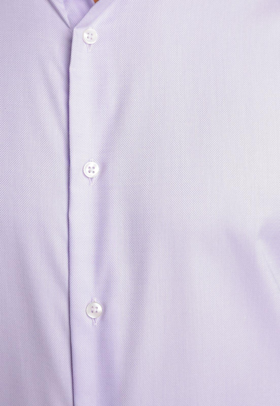 Camisa hombre Formal Slim Fit Vercelli Algodón Lila-3