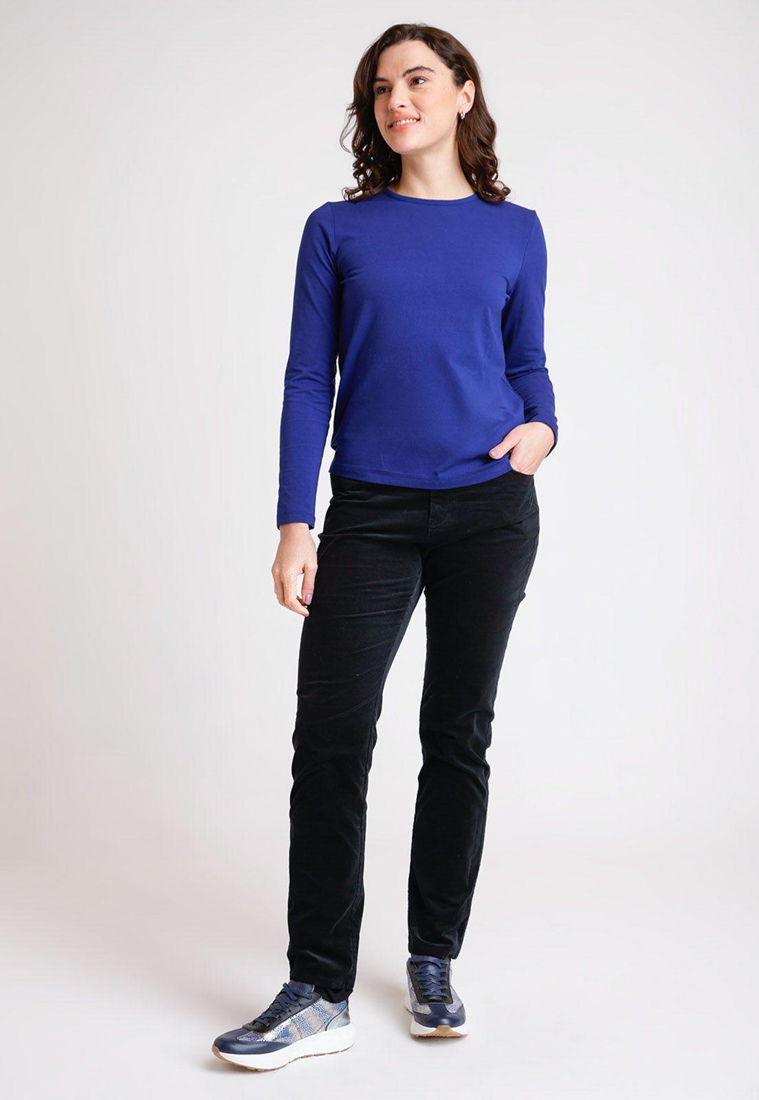 Polera De Mujer Modelo Isis Color Azul-3