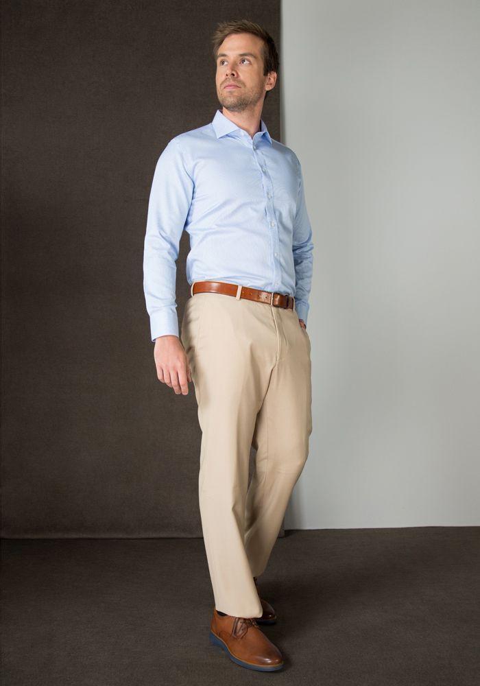 Camisa Travel Non Iron Azul Claro-0