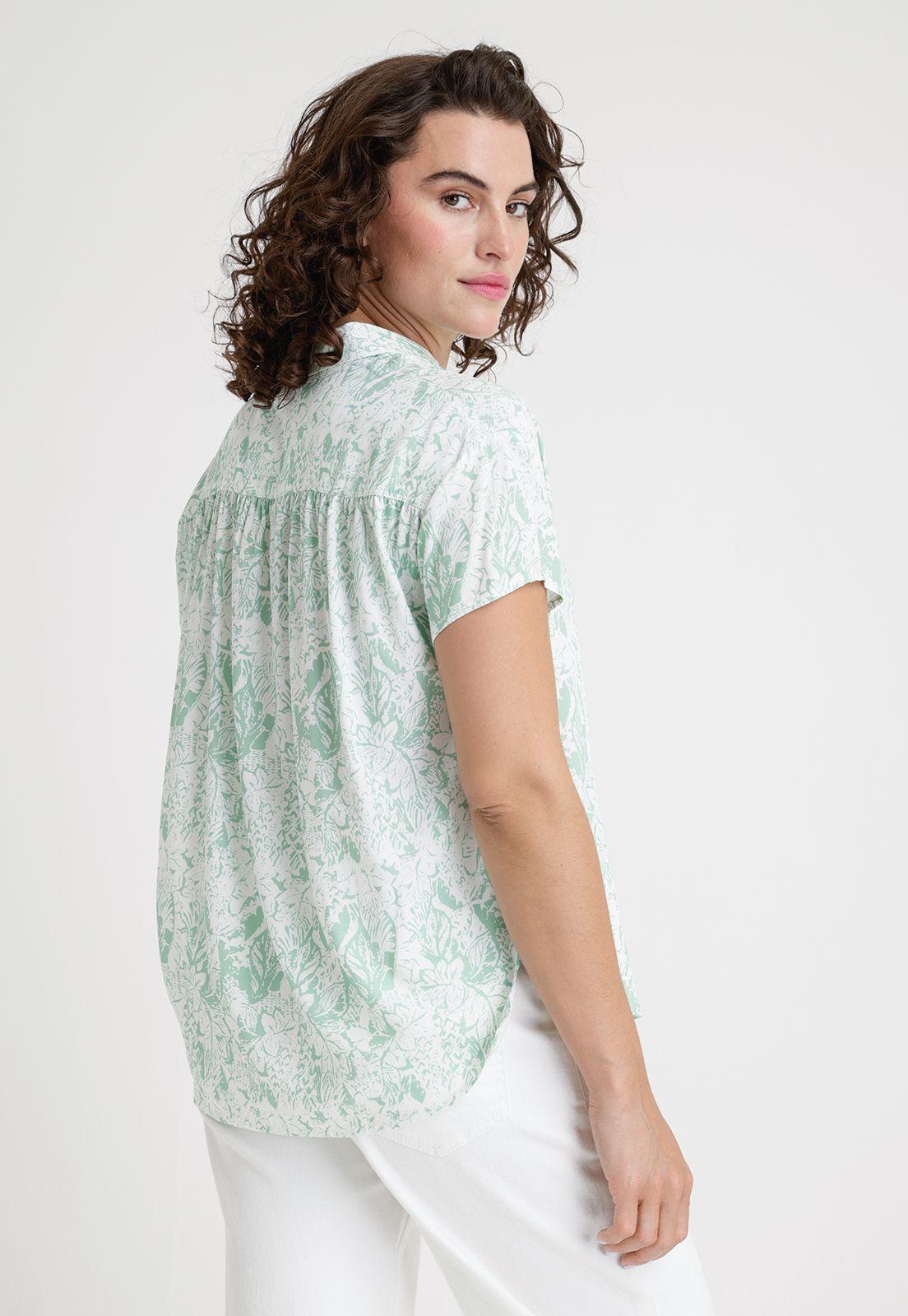 Blusa De Mujer Modelo Simos Color Verde Claro-1