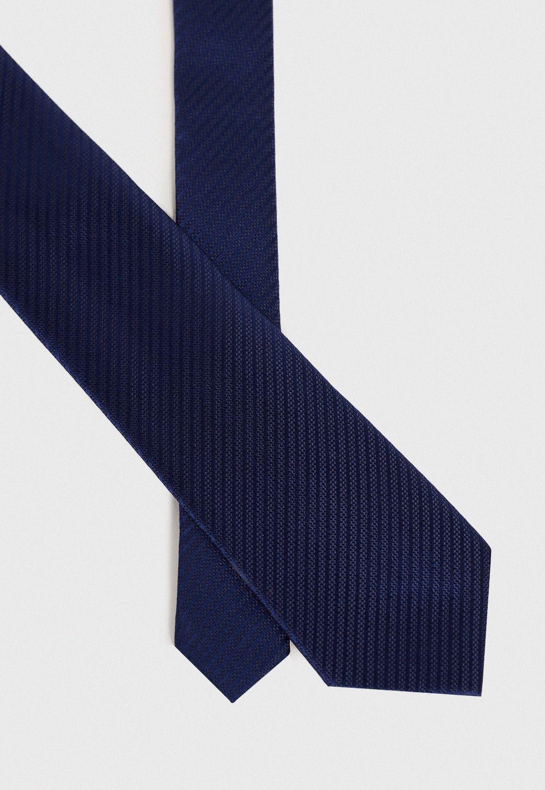 Corbata Formal Hombre Travel Seda Azul-1