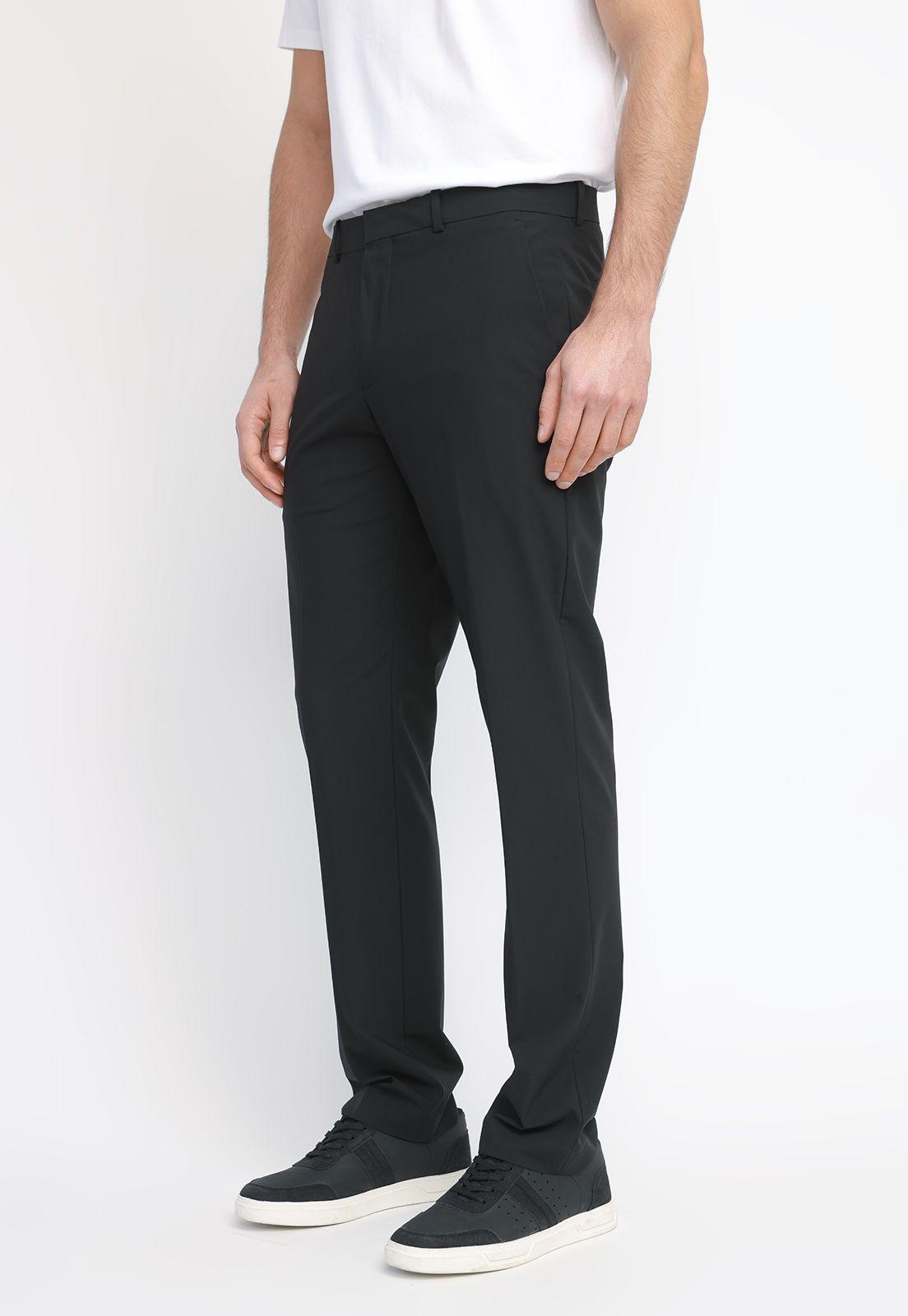 Pantalón Formal Liso Hombre Negro PE 4KSB4310-0