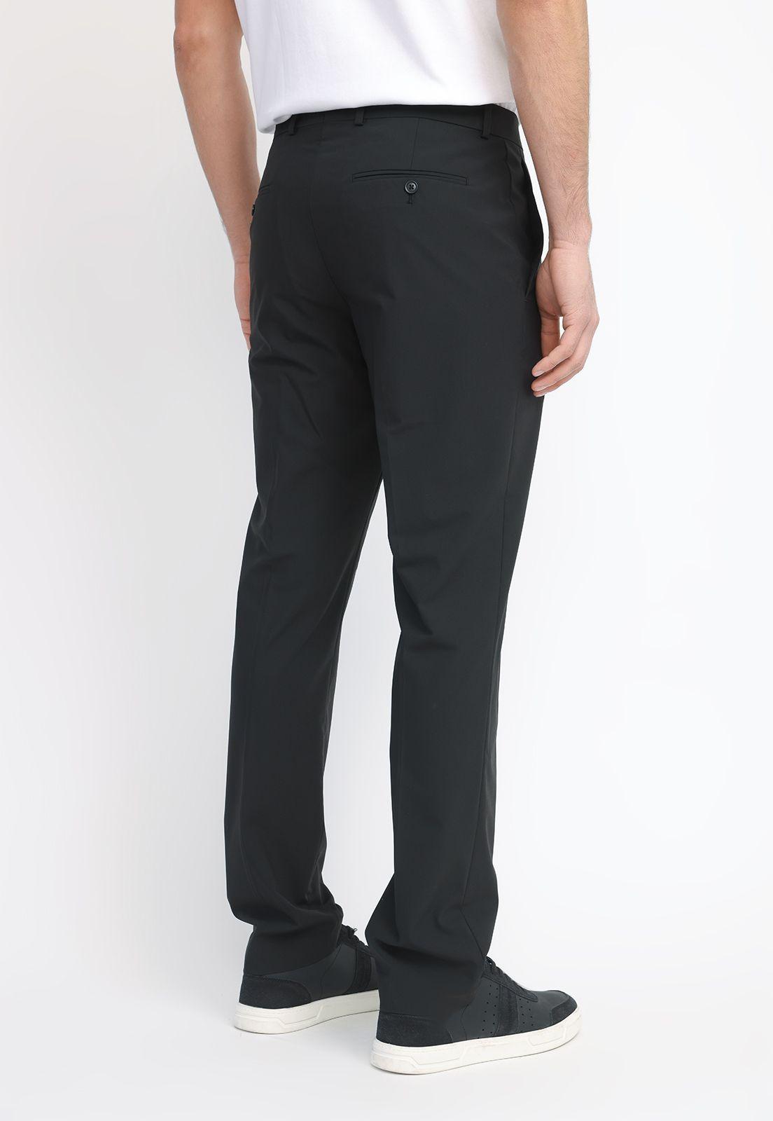 Pantalón Formal Liso Hombre Negro PE 4KSB4310-1