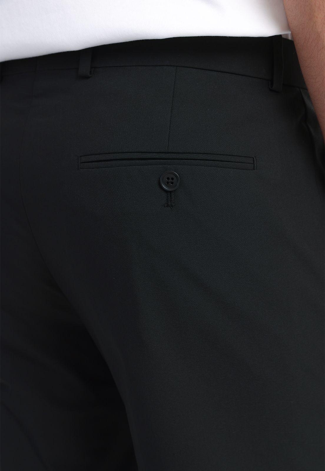 Pantalón Formal Liso Hombre Negro PE 4KSB4310-3